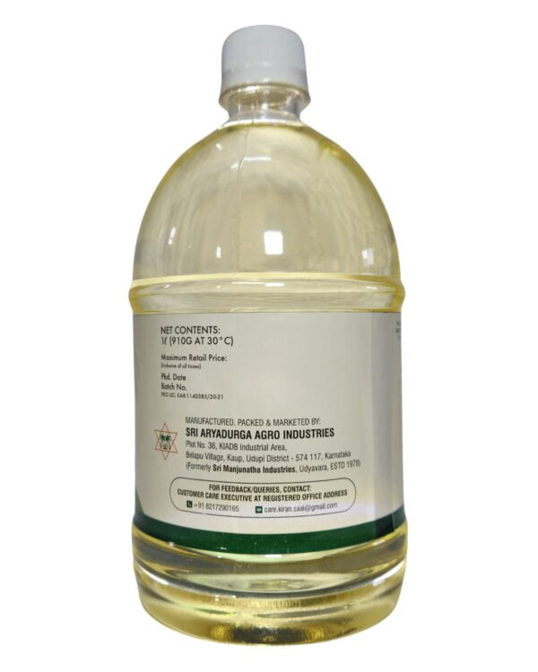 Kiran Coconut Oil Bottle 1L - Image 5
