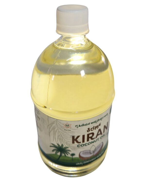 Kiran Coconut Oil Bottle 1L - Image 4