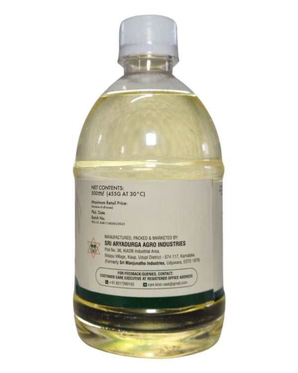 Kiran Coconut Oil Bottle 500ML - Image 9
