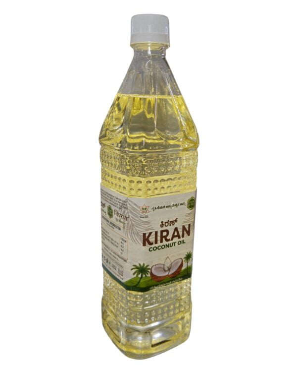 Kiran Coconut Oil Bottle 1L - Image 2