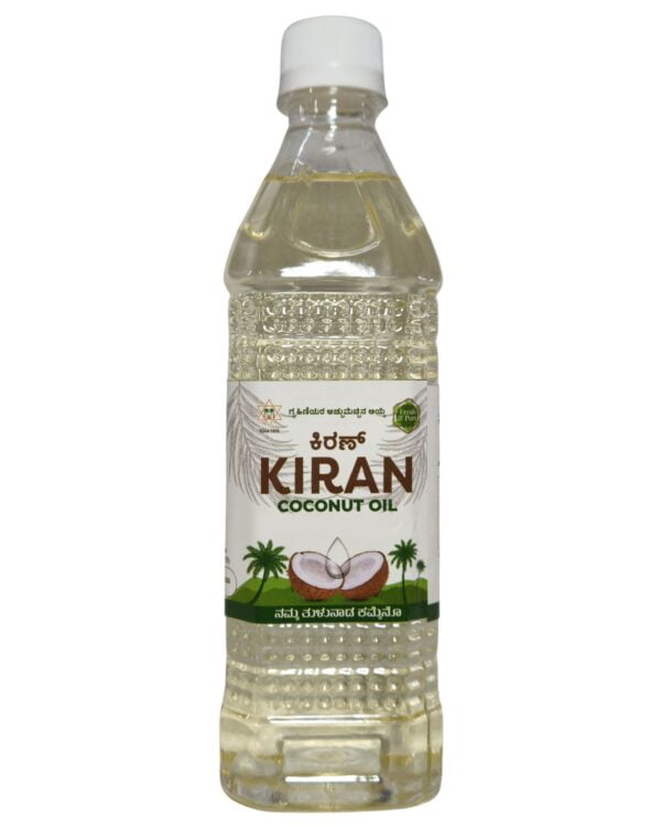 Kiran Coconut Oil Bottle 500ML - Image 3