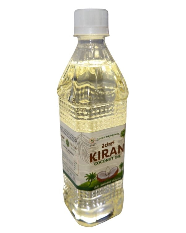 Kiran Coconut Oil Bottle 500ML - Image 2