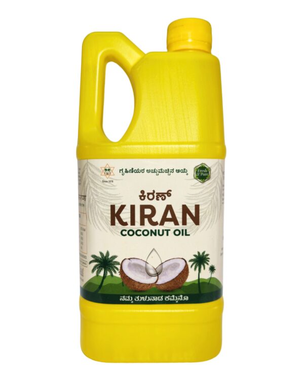 Kiran Coconut Oil Jar 1L - Image 4
