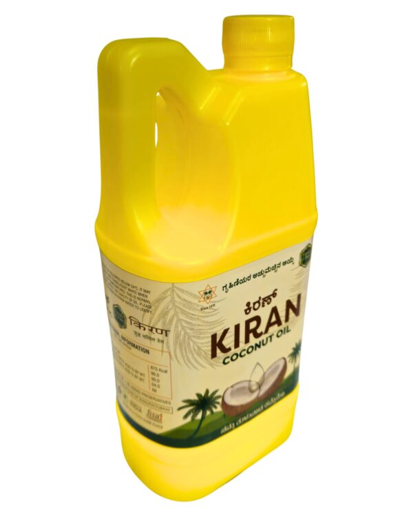 Kiran Coconut Oil Jar 1L - Image 2